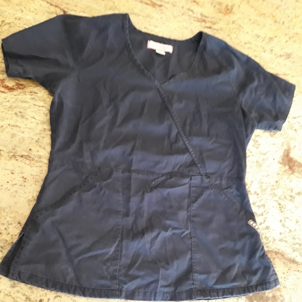 Koi scrub top